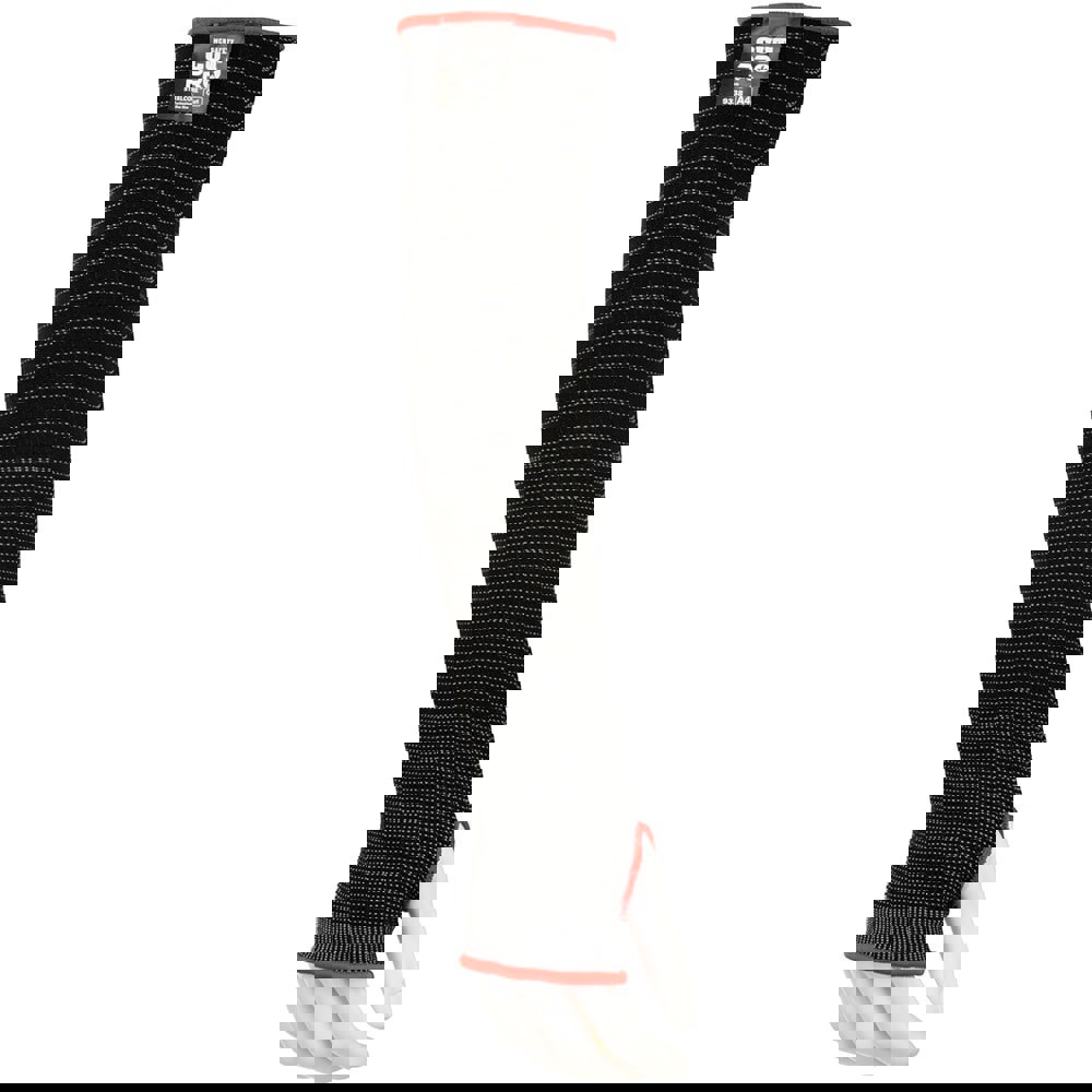 Cut-Resistant Sleeve: Size Universal, Polyester & Steel, Black, ANSI Cut A4